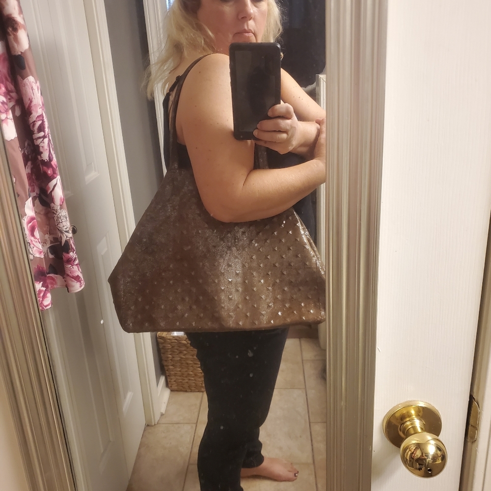 Metallic Tote